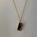 Gold Envelope Locket Necklace, Floral Secret Message Pendant