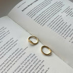 Gold Engraved Ring Set, 18K Plated Stainless Steel Sunray Bands, Set of 2