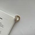 Marquise Cut Solitaire Ring, 18K Gold Plated Stainless Steel Ring